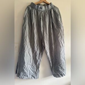 NUKA Women's Gray Elastic Waist Joggers